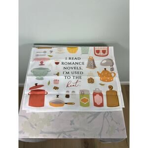 NWOT Romance Book Lover Kitchen Towel